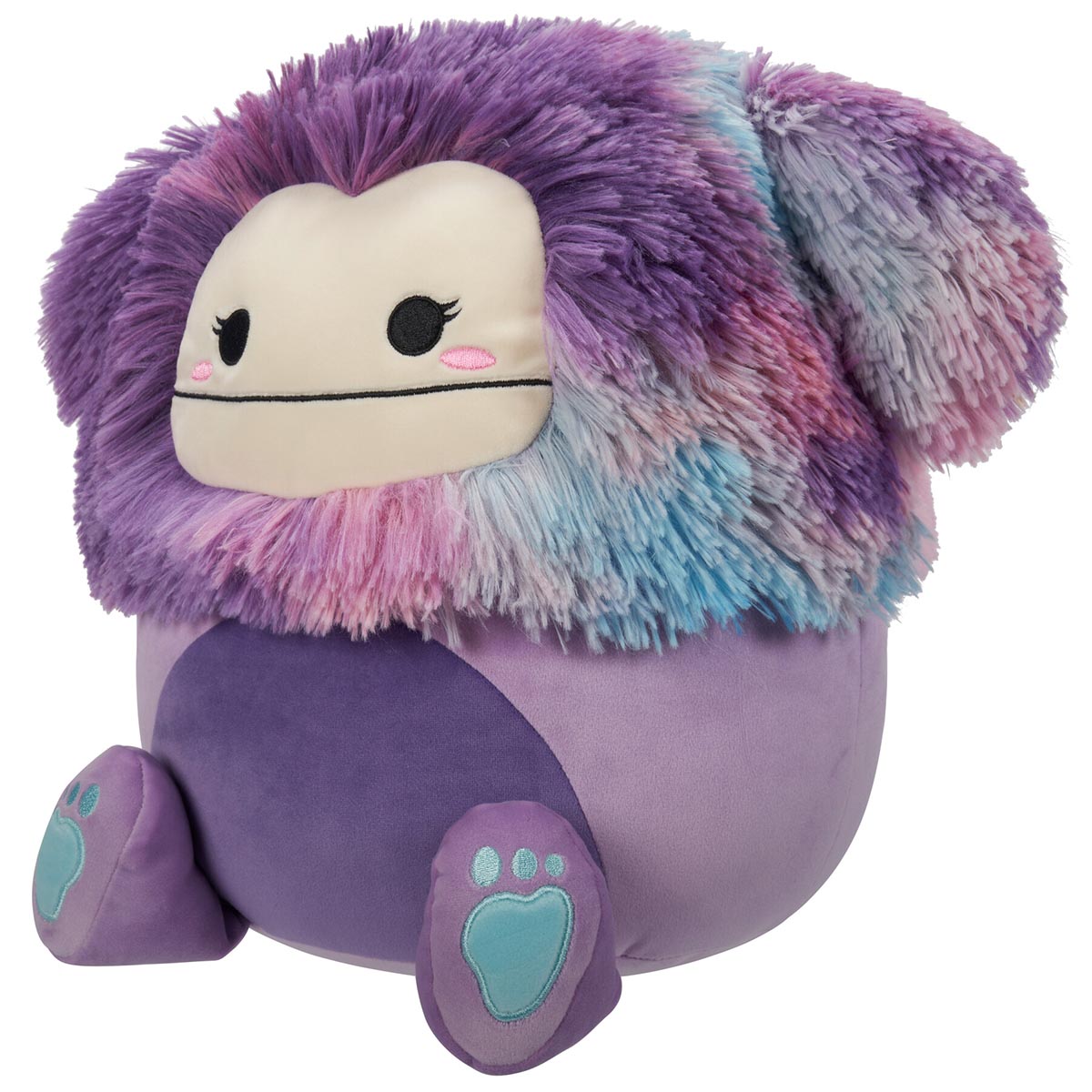 Squishmallows Essential | 10" Eden the Purple Bigfoot | Jazwares