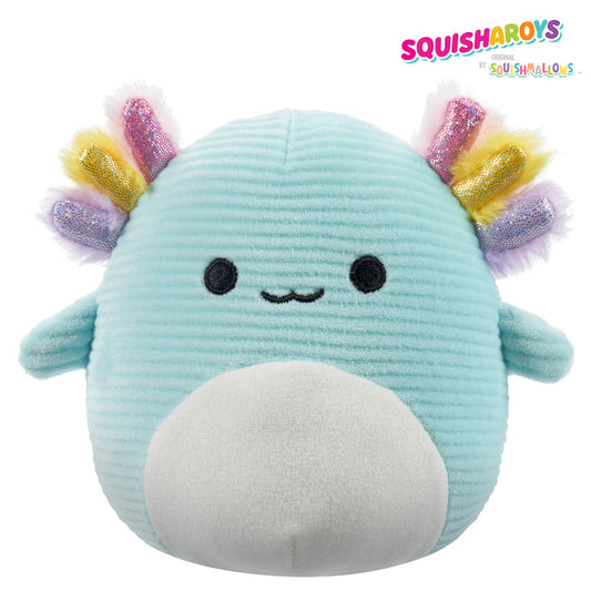 Squishmallows Smart Buy | 8" Irina the Teal Corduroy Axolotl | Jazwares