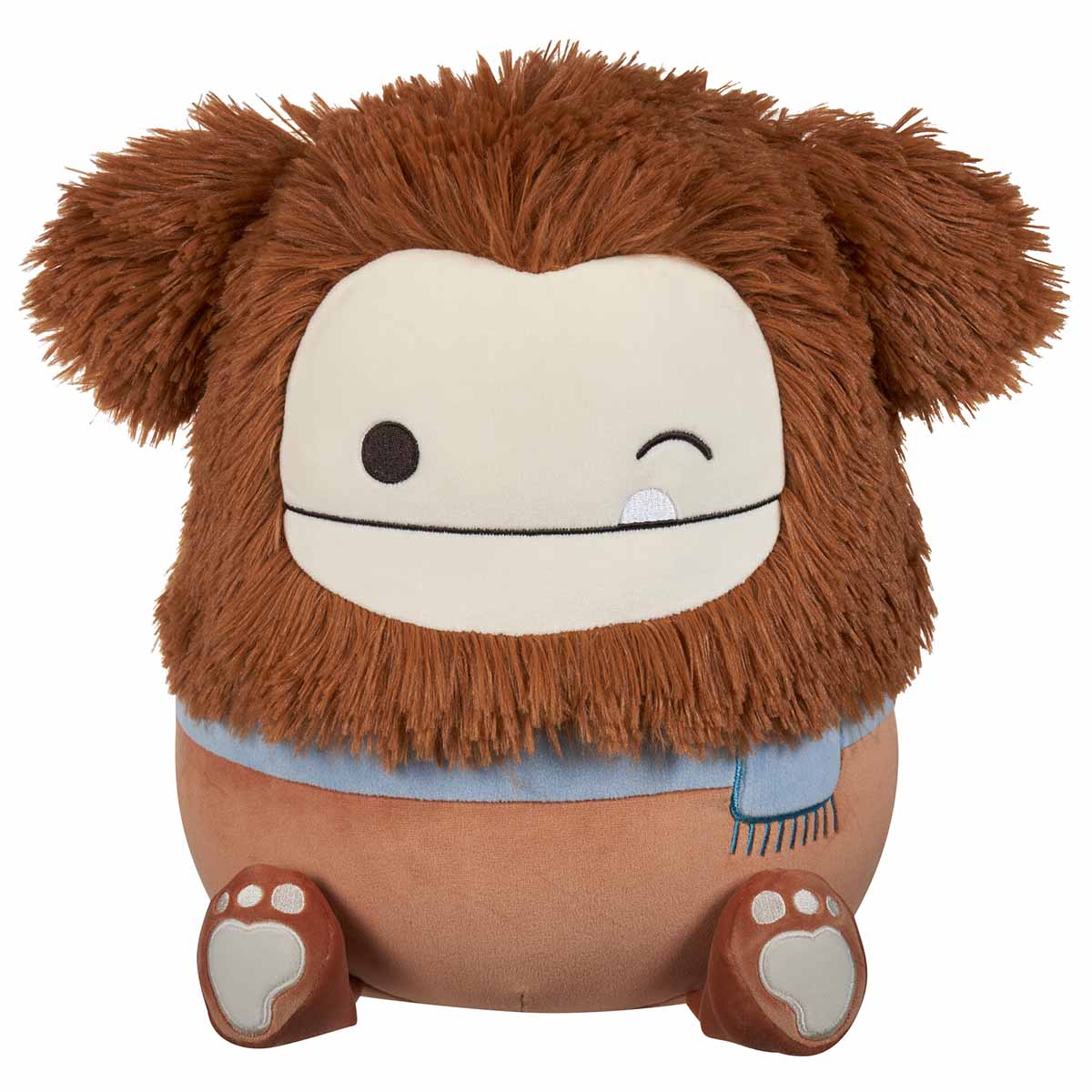 Squishmallows New | 12" Benny the Bigfoot With Scarf | Jazwares