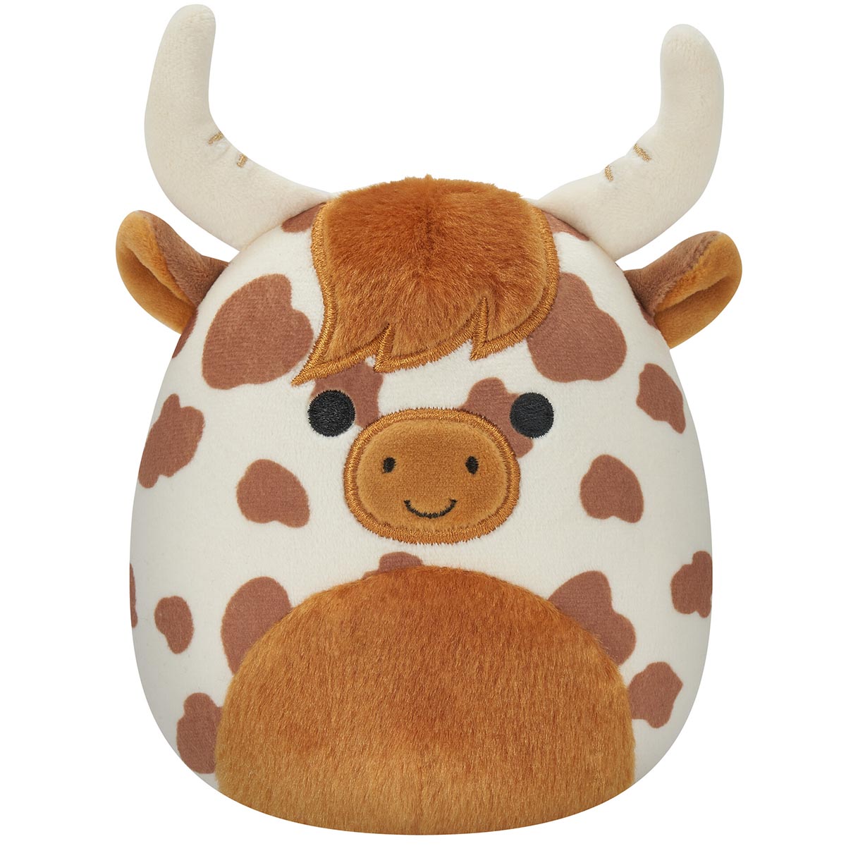Squishmallows Special Offer | Alonzo the Brown Spotted Highland Cow | Jazwares