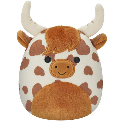 Squishmallows Special Offer | Alonzo the Brown Spotted Highland Cow | Jazwares