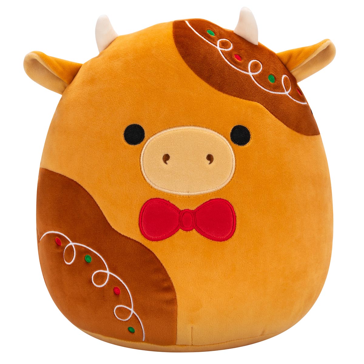 Squishmallows Featured | 12" Jericho the Gingerbread Cow | Jazwares