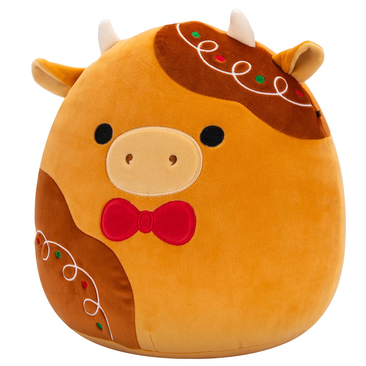 Squishmallows Featured | 12" Jericho the Gingerbread Cow | Jazwares