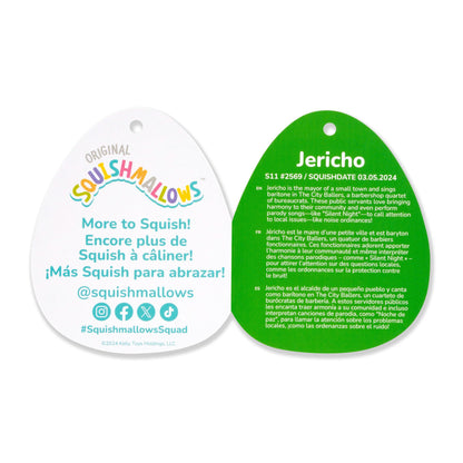 Squishmallows Featured | 12" Jericho the Gingerbread Cow | Jazwares