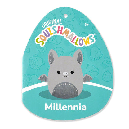 Squishmallows Everyday | Millennia the Grey Velvet Bat | Jazwares