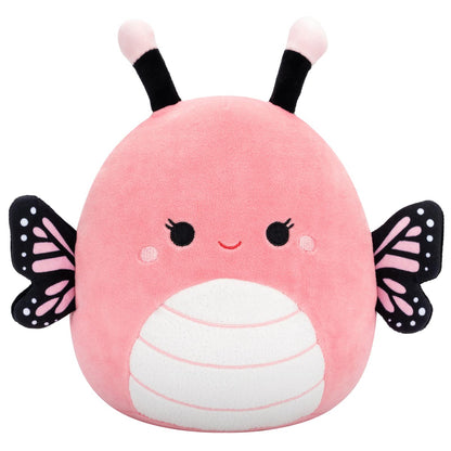 Squishmallows New | 8" Andreina the Pink Monarch Butterfly | Jazwares