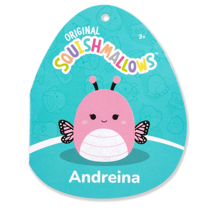 Squishmallows New | 8" Andreina the Pink Monarch Butterfly | Jazwares