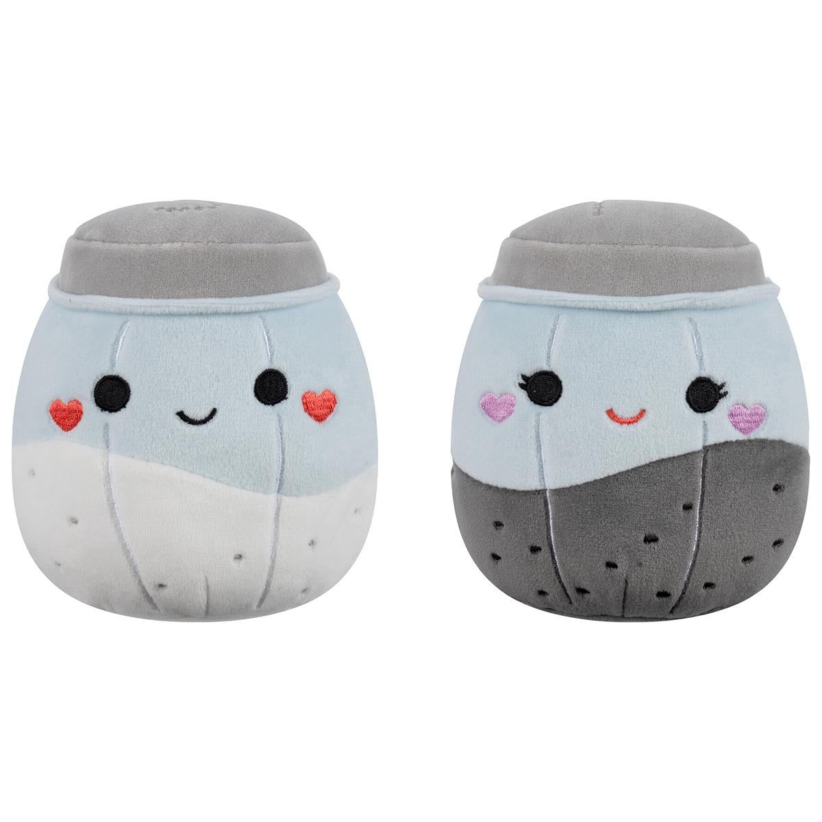 Squishmallows Best Price | 5" Valentine’s Salt & Pepper 2-Pack | Jazwares