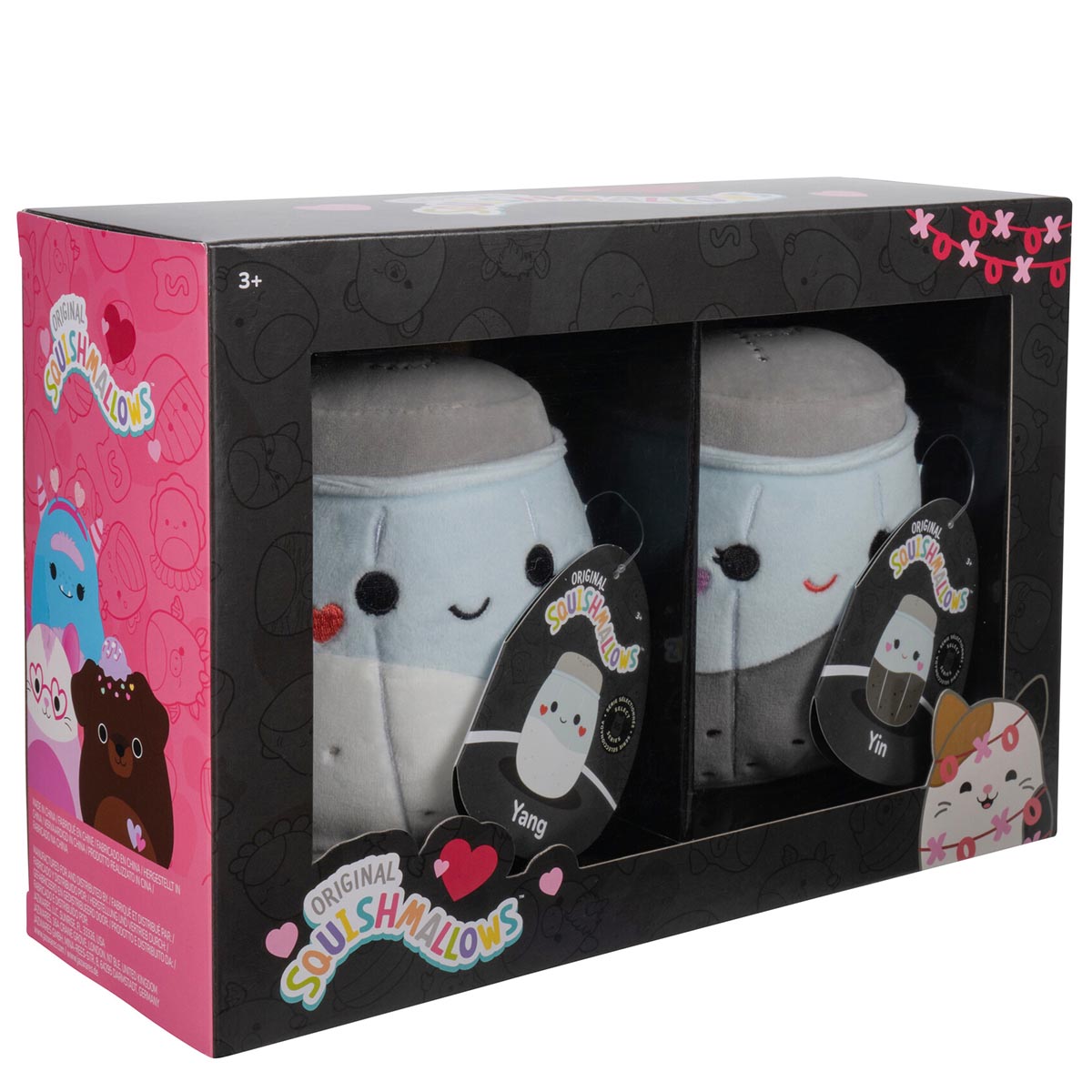Squishmallows Best Price | 5" Valentine’s Salt & Pepper 2-Pack | Jazwares