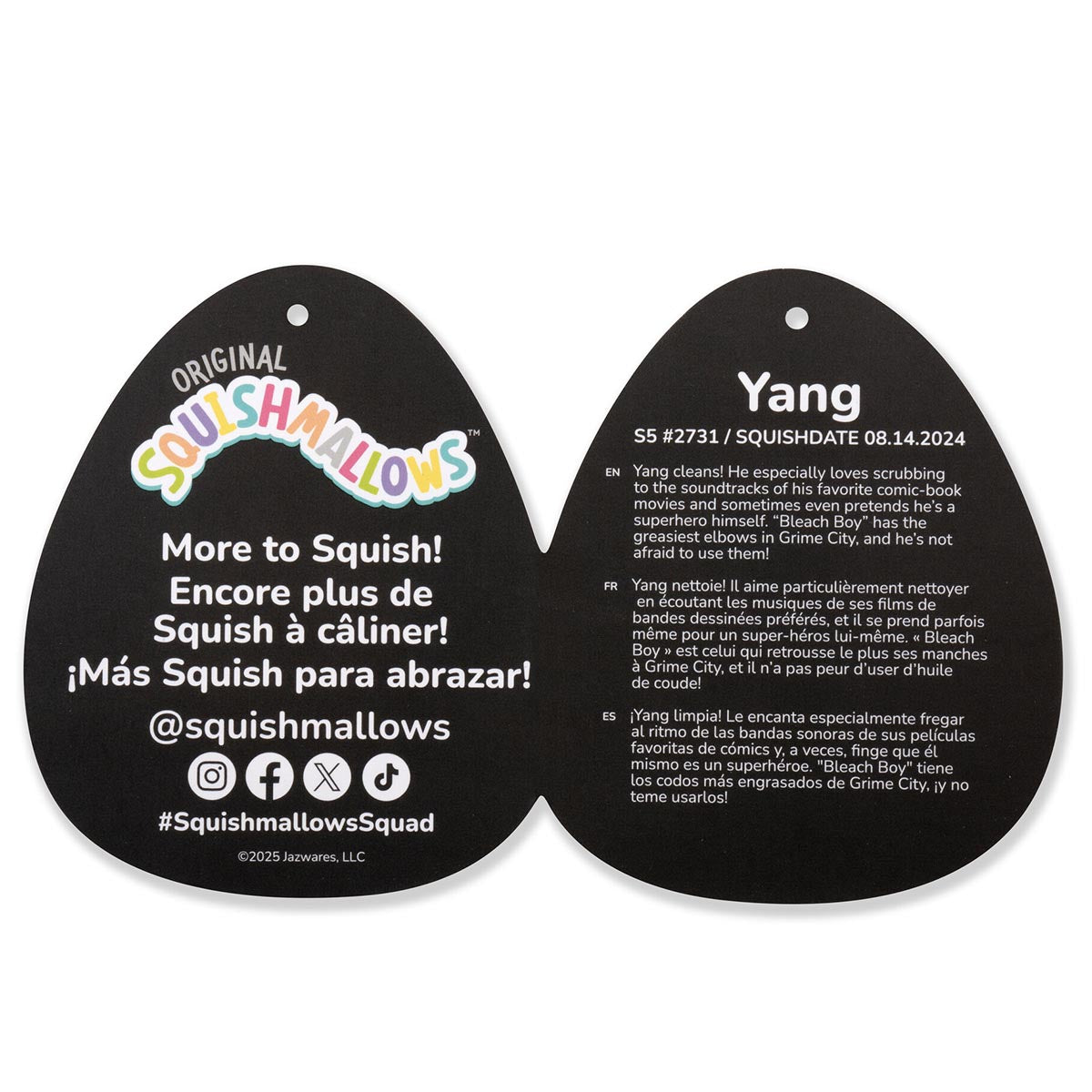 Squishmallows Best Price | 5" Valentine’s Salt & Pepper 2-Pack | Jazwares