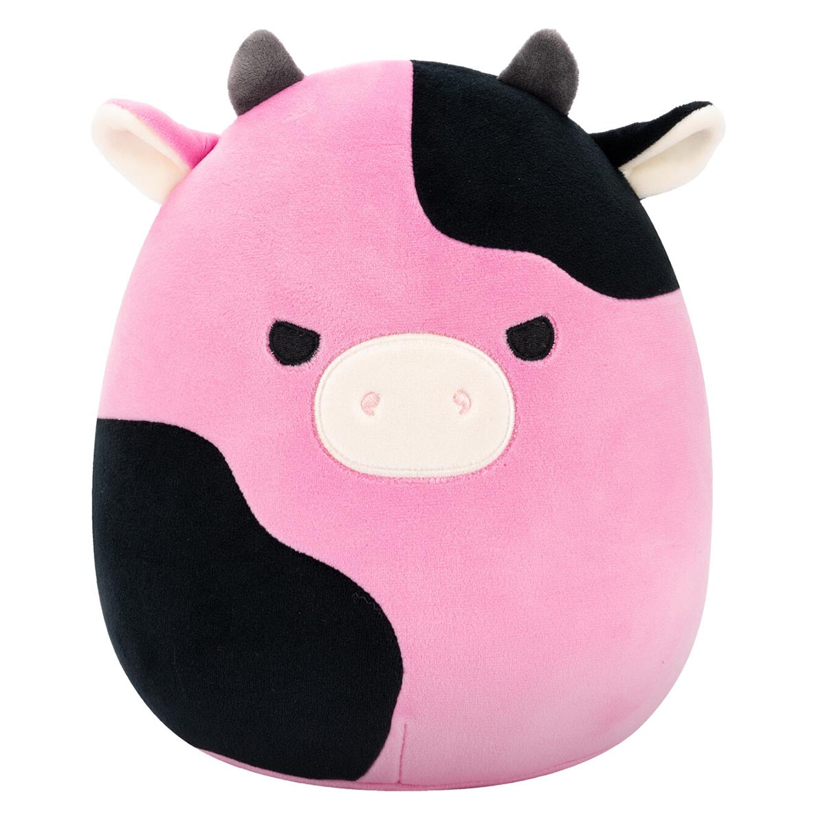 Squishmallows Popular | 8" Pollyanna the Black and Pink Cow | Jazwares