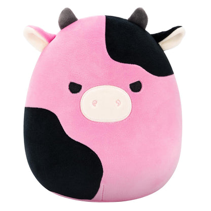 Squishmallows Popular | 8" Pollyanna the Black and Pink Cow | Jazwares
