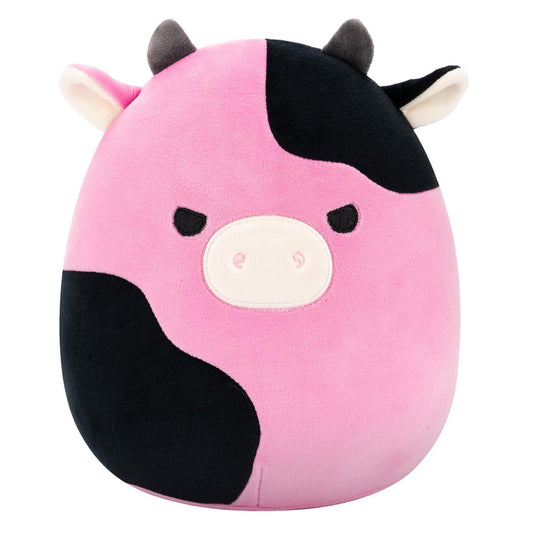 Squishmallows Popular | 8" Pollyanna the Black and Pink Cow | Jazwares