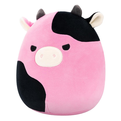 Squishmallows Popular | 8" Pollyanna the Black and Pink Cow | Jazwares