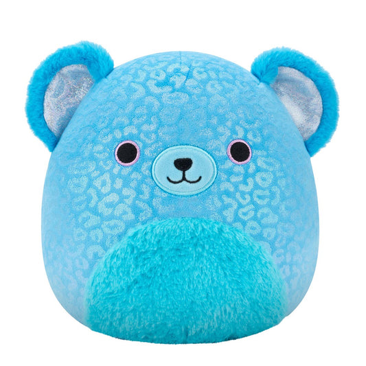 Squishmallows Value | 8" Sarge the Blue Jaguar with Iridescent Spots | Jazwares