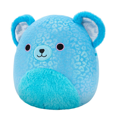 Squishmallows Value | 8" Sarge the Blue Jaguar with Iridescent Spots | Jazwares
