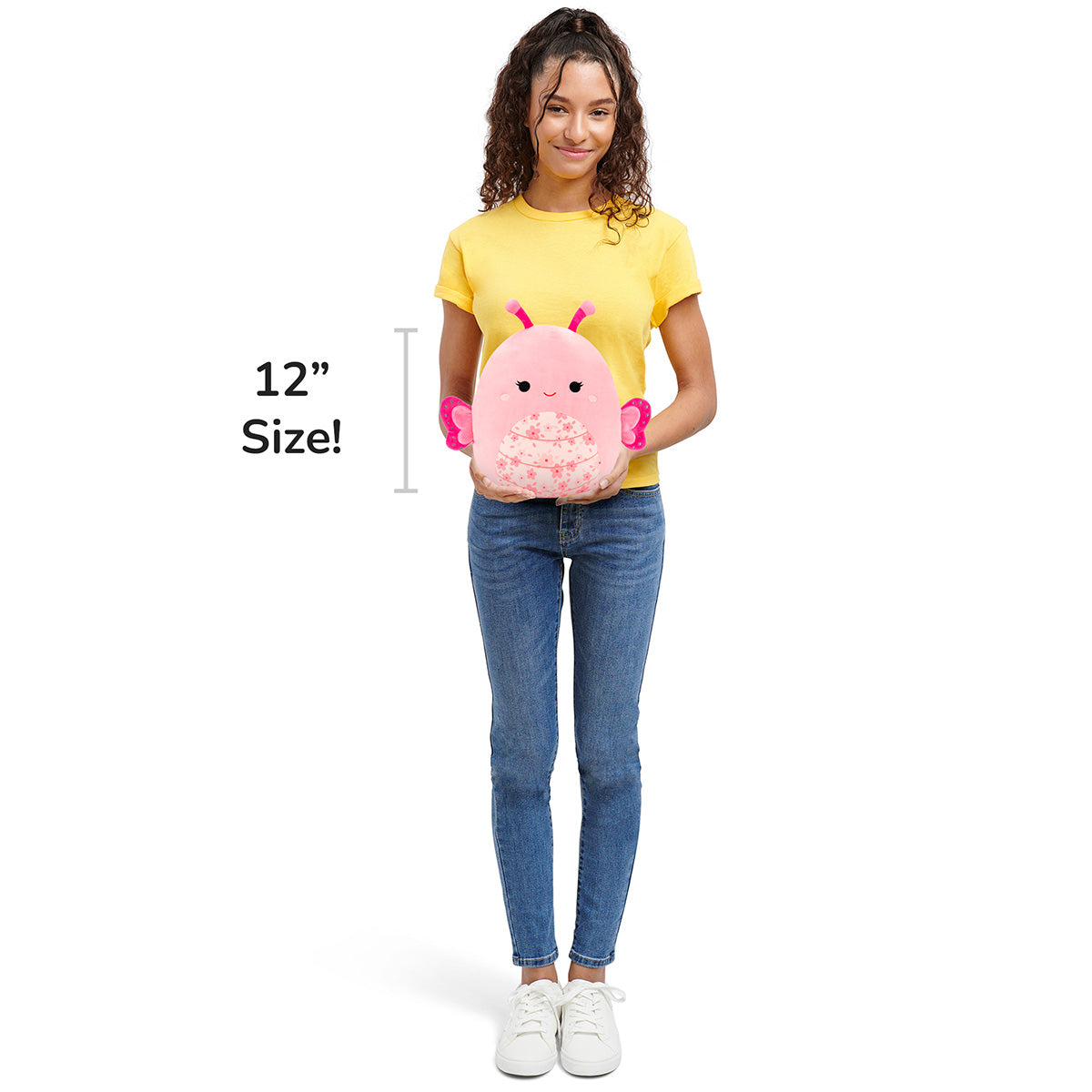 Squishmallows Smart Buy | 12" Mogo the Pink Sakura Butterfly | Jazwares