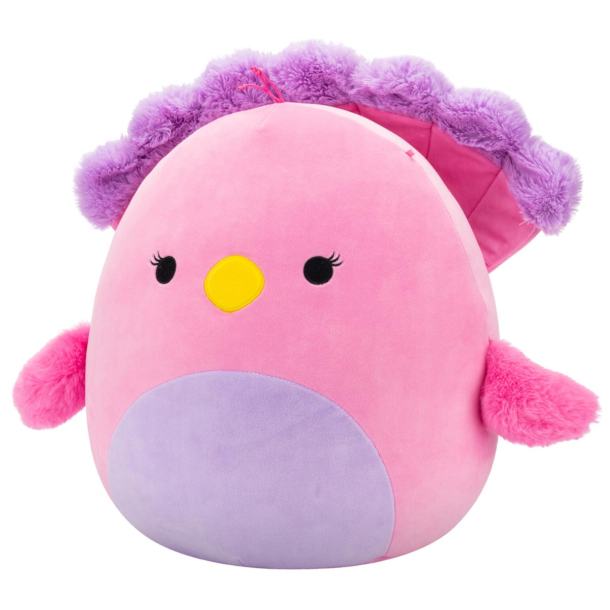 Squishmallows Sale | 14" Sweetpea the Pink and Purple Peacock | Jazwares