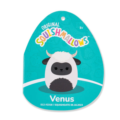 Squishmallows Featured | 12" Venus the Blacknose Sheep with Fuzzy Black Belly | Jazwares