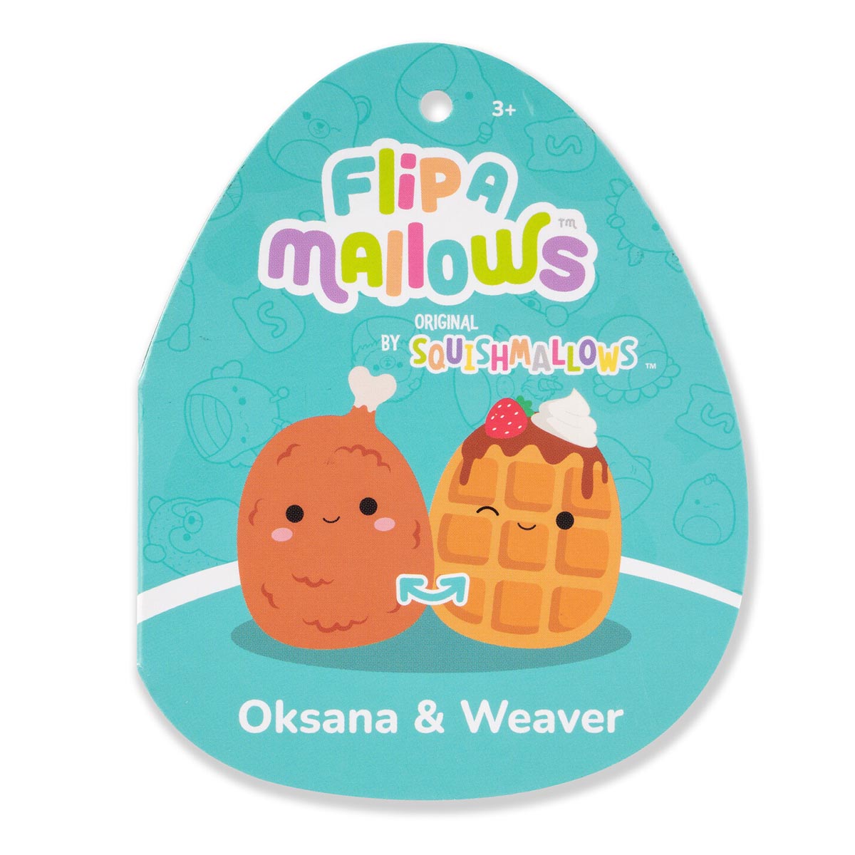 Squishmallows Great Value | 8" Oksana & Weaver FlipAMallows | Jazwares