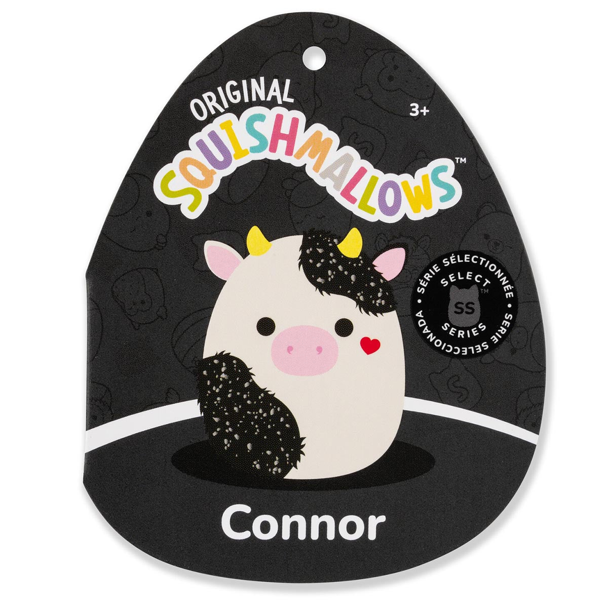 Squishmallows Trending | Select Series Valentine's Cow Clip 2-Pack | Jazwares