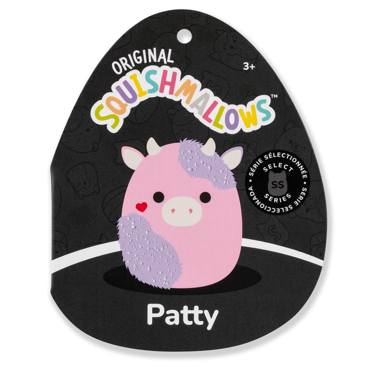 Squishmallows Trending | Select Series Valentine's Cow Clip 2-Pack | Jazwares