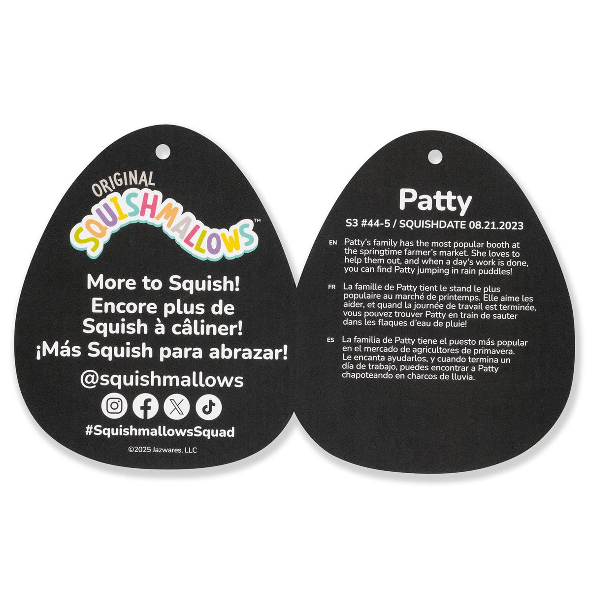 Squishmallows Trending | Select Series Valentine's Cow Clip 2-Pack | Jazwares