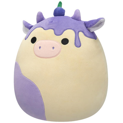 Squishmallows Best Price | 12" Benito the Blueberry Cheesecake Cow | Jazwares