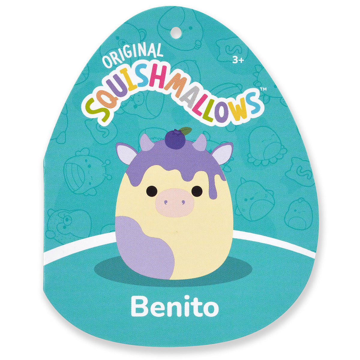 Squishmallows Best Price | 12" Benito the Blueberry Cheesecake Cow | Jazwares