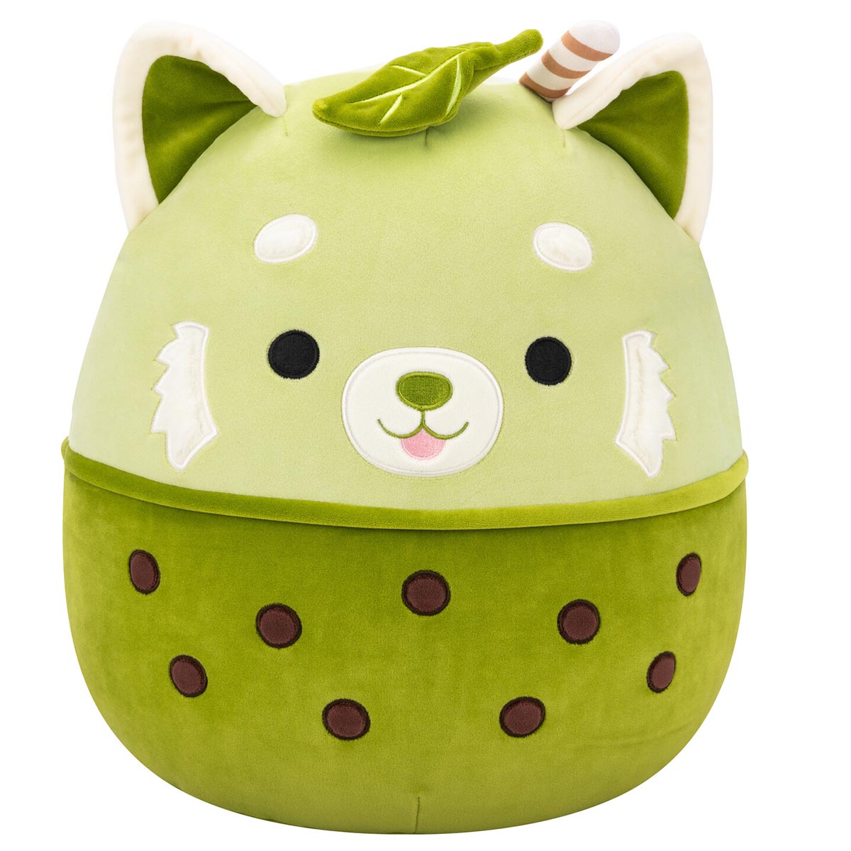 Squishmallows Great Value | 14" Eitan the Matcha Boba Red Panda | Jazwares