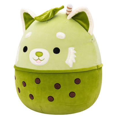 Squishmallows Great Value | 14" Eitan the Matcha Boba Red Panda | Jazwares